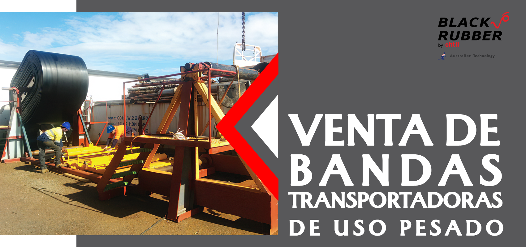 Venta de Bandas Transportadoras de uso pesado